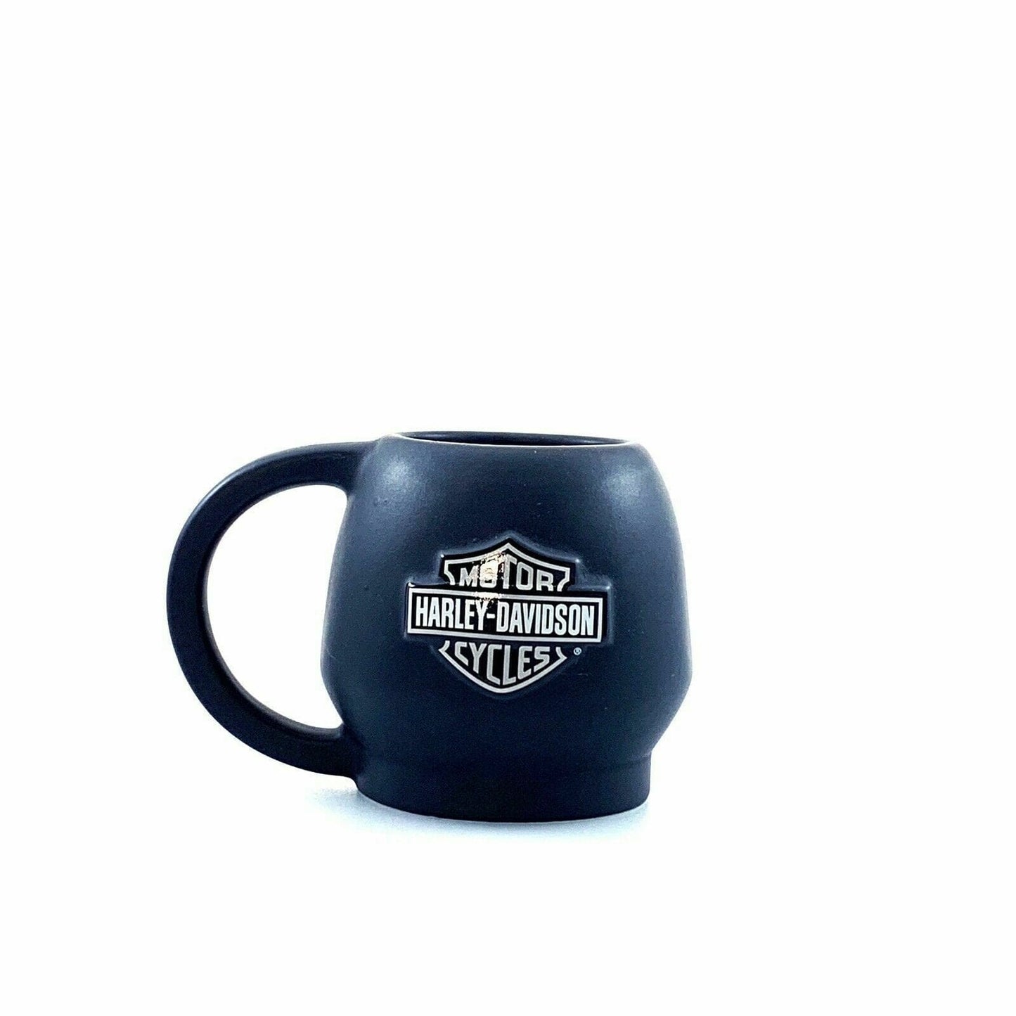 Harley-Davidson® Sculpted Willie G Skull Ceramic Mug, 14oz. Matte Black