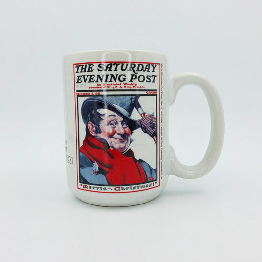 Norman Rockwell Saturday Evening Post Coffee Mug Christmas Collection Dec 3 1921