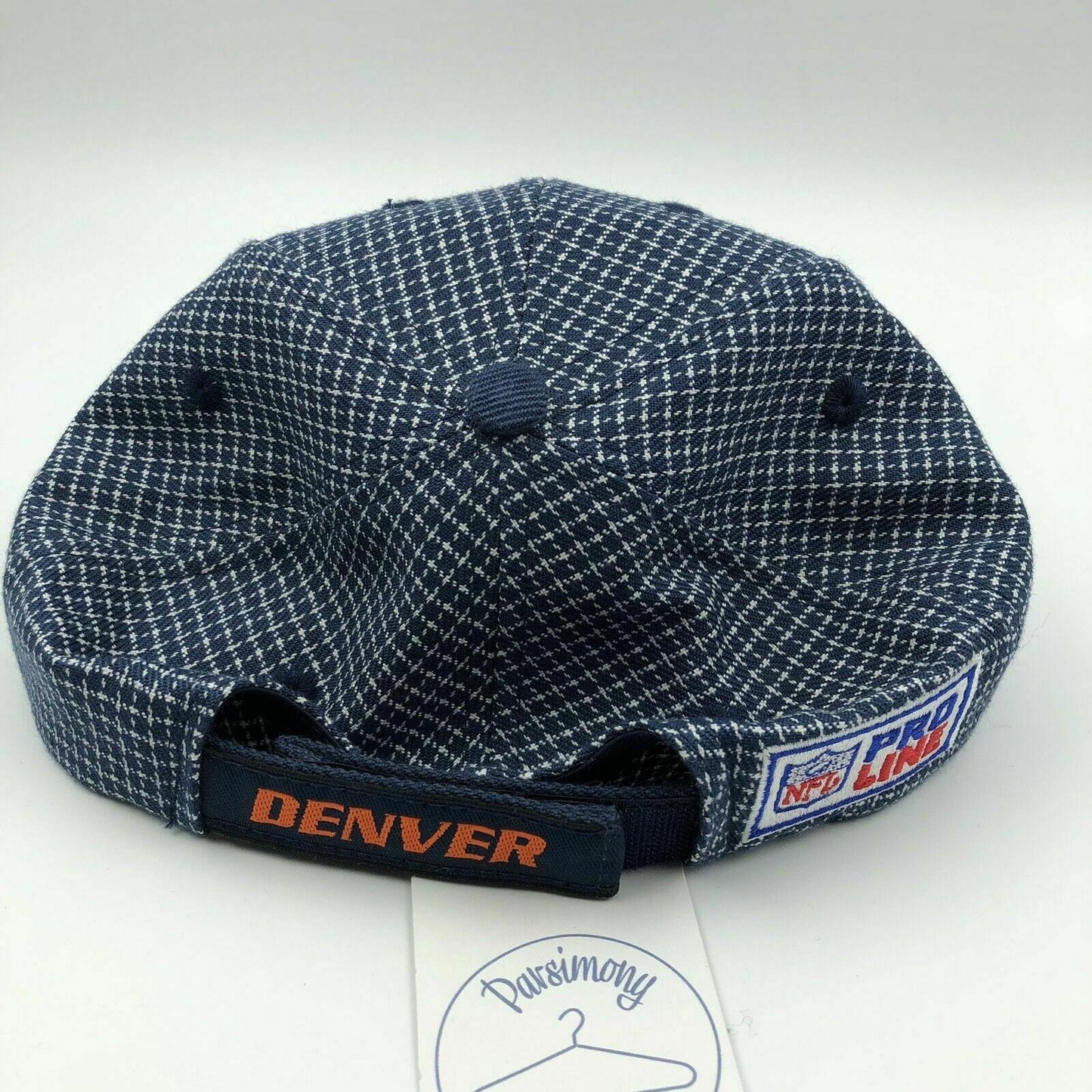 Vintage Denver Broncos Football Logo Athletic NFL Pro Line Blue Strapback Hat OSFA