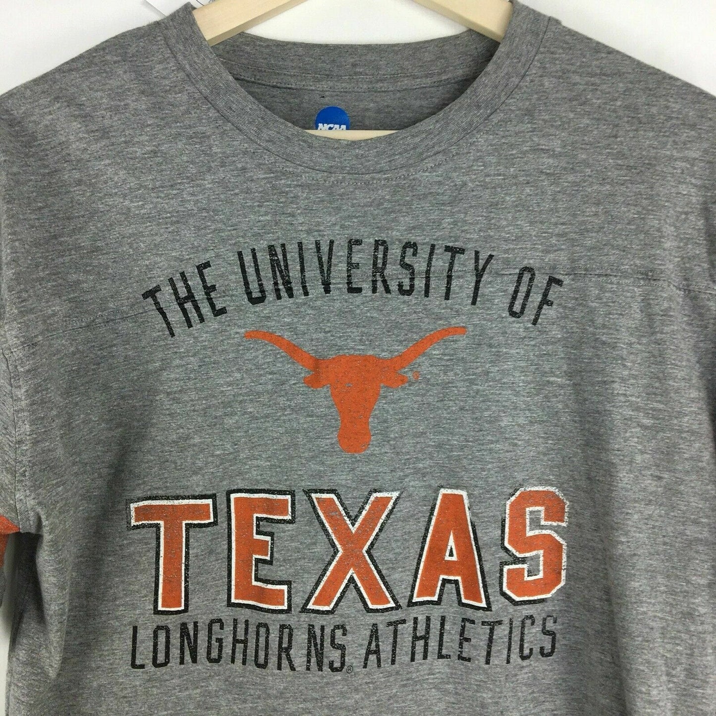 NCAA By KA Mens University Of Texas Longhorns Athletics T-Shirt, Gray - Size M