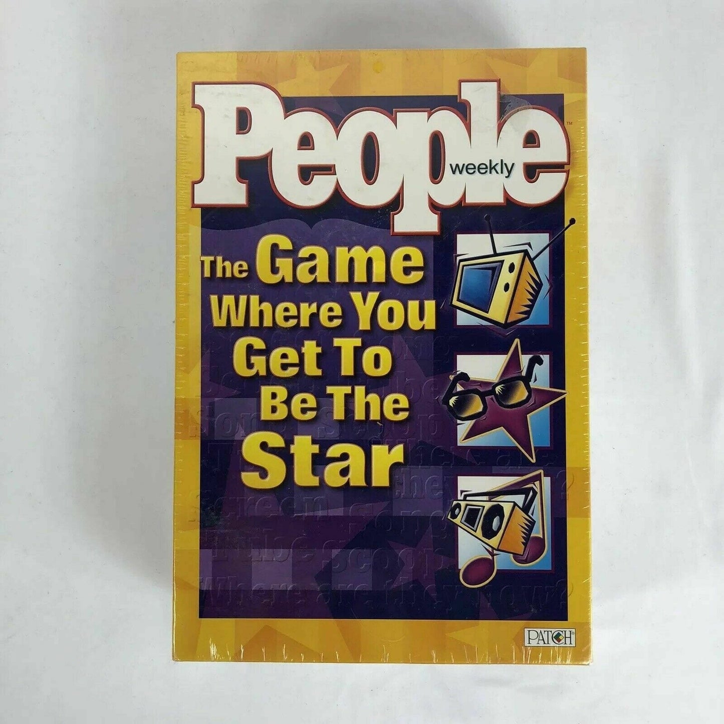 People Weekly Board Game by Patch, The Game Where You Get To Be The Star NIB