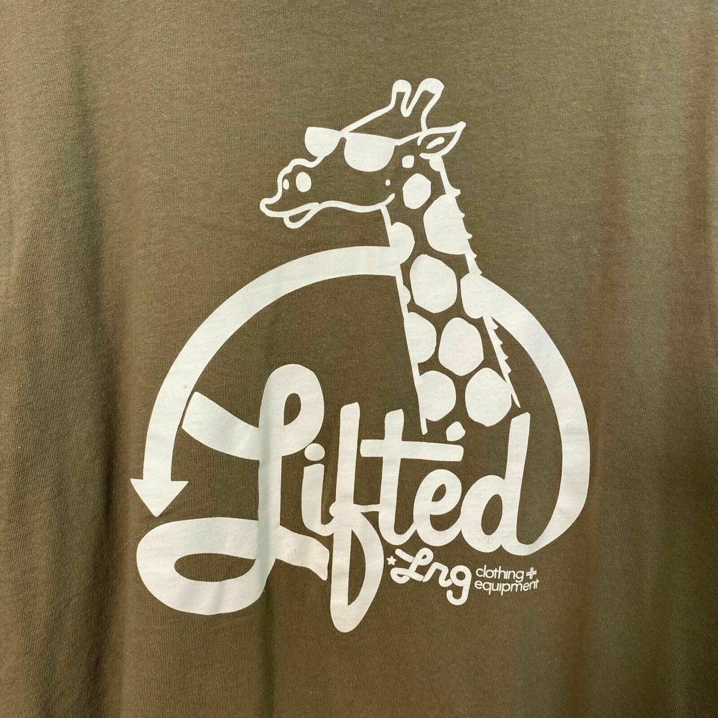 LRG Premium Fit | Graphic T-Shirt Giraffe | Color: Green | Size: XL |