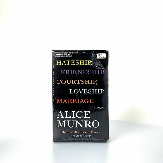 Alice Munro Hateship, Friendship, Courtship, Loveship, Stories Audiobook On Tape