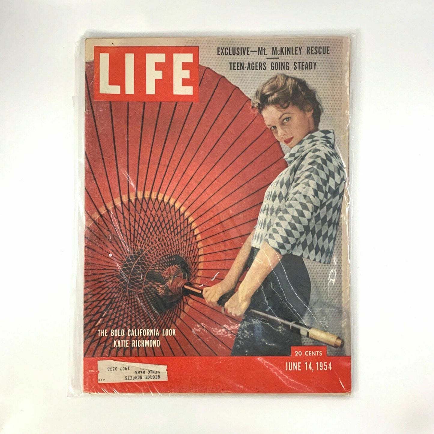 Vintage Life Magazine Full Size “Katie Richmond” - June 1, 1954