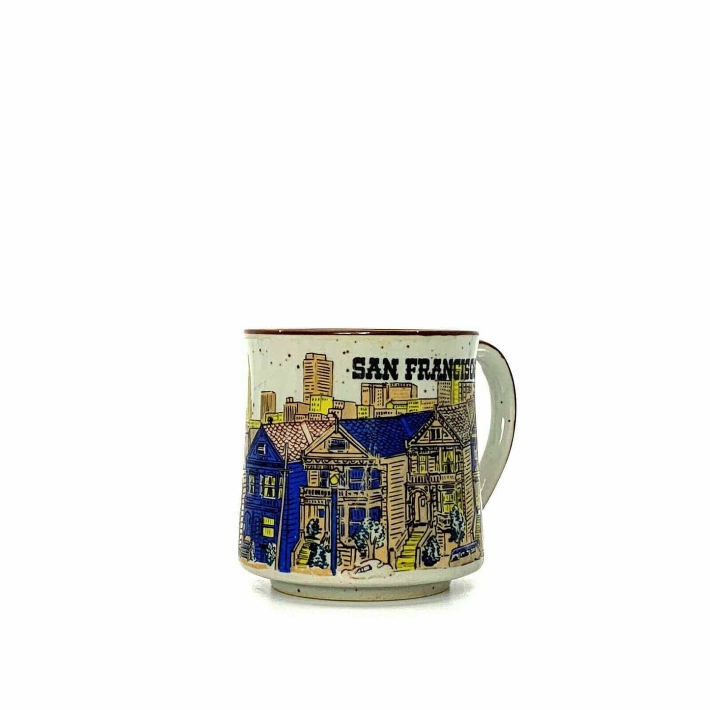 Charming San Francisco Ceramic Speckled Campfire Coffee Cup Mug - 12oz Beige