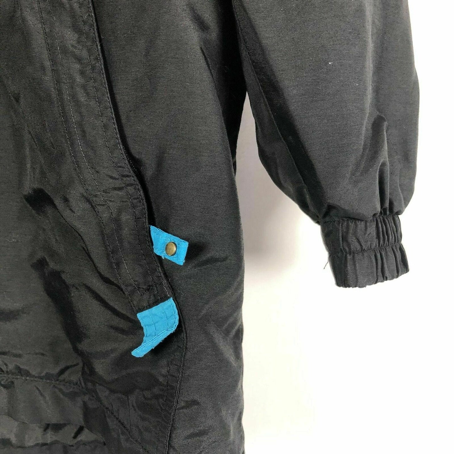 Stay Warm and Stylish on the Slopes with Obermeyer Girls Black Snow Ski Coat - Size L 14/16 - Very Good Condition