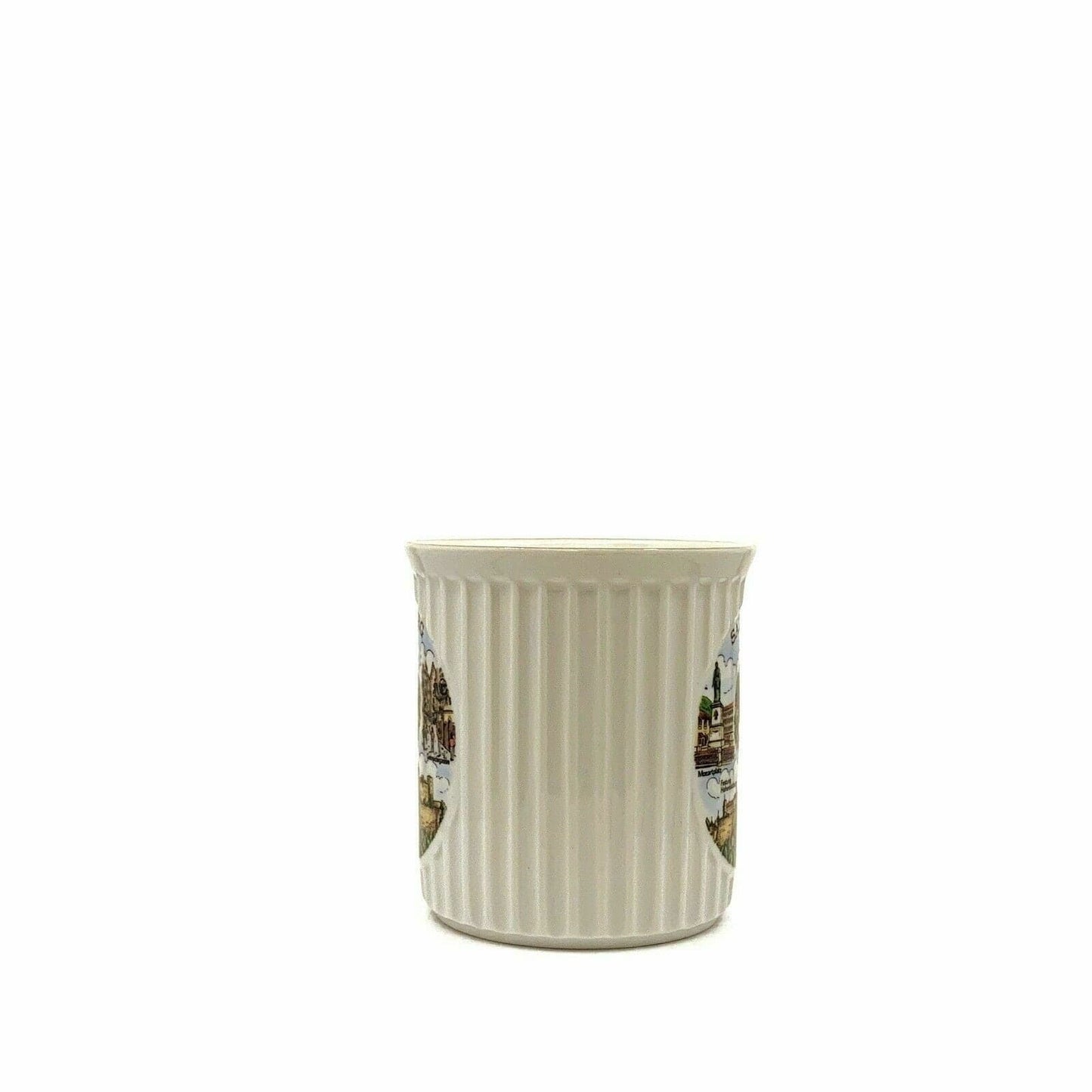 Charming Salzburg Austria Souvenir Coffee Tea Cup - 10oz White Porcelain
