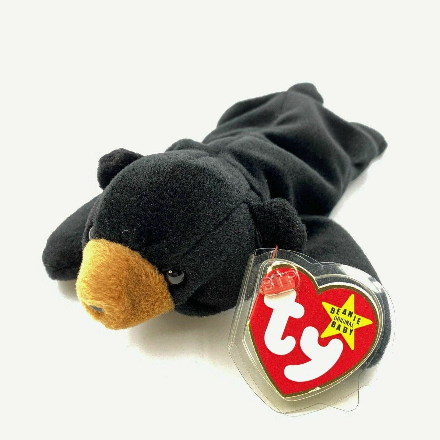 Charming Ty Original Beanie Babies Blackie The Bear Plush Toy - Excellent Cond. - Vintage