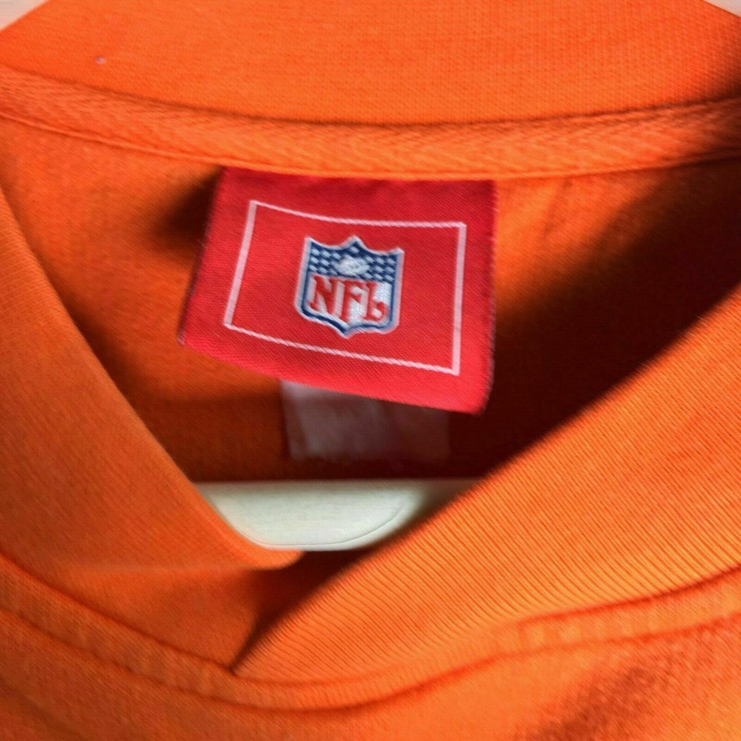 Denver Broncos Mens Size XL Orange NFL Crew Neck Sweatshirt Football Embroidered AFC West