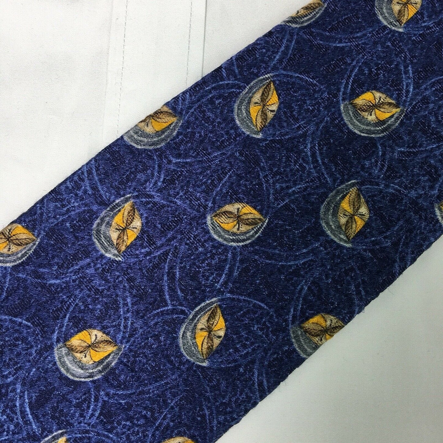 Sophisticated Robert Talbott Best Of Class Nordstrom Blue Woven Silk Neck Tie - Durable - Regular - Blue - Silk - Very Good - Unisex - Used