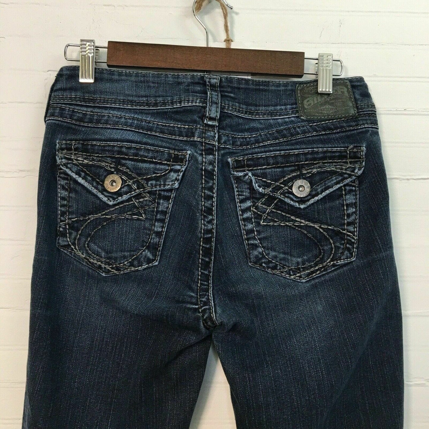 Silver Jeans | Womens Suki Surplus Boot Cut Jeans | Color: Blue | Size: 28