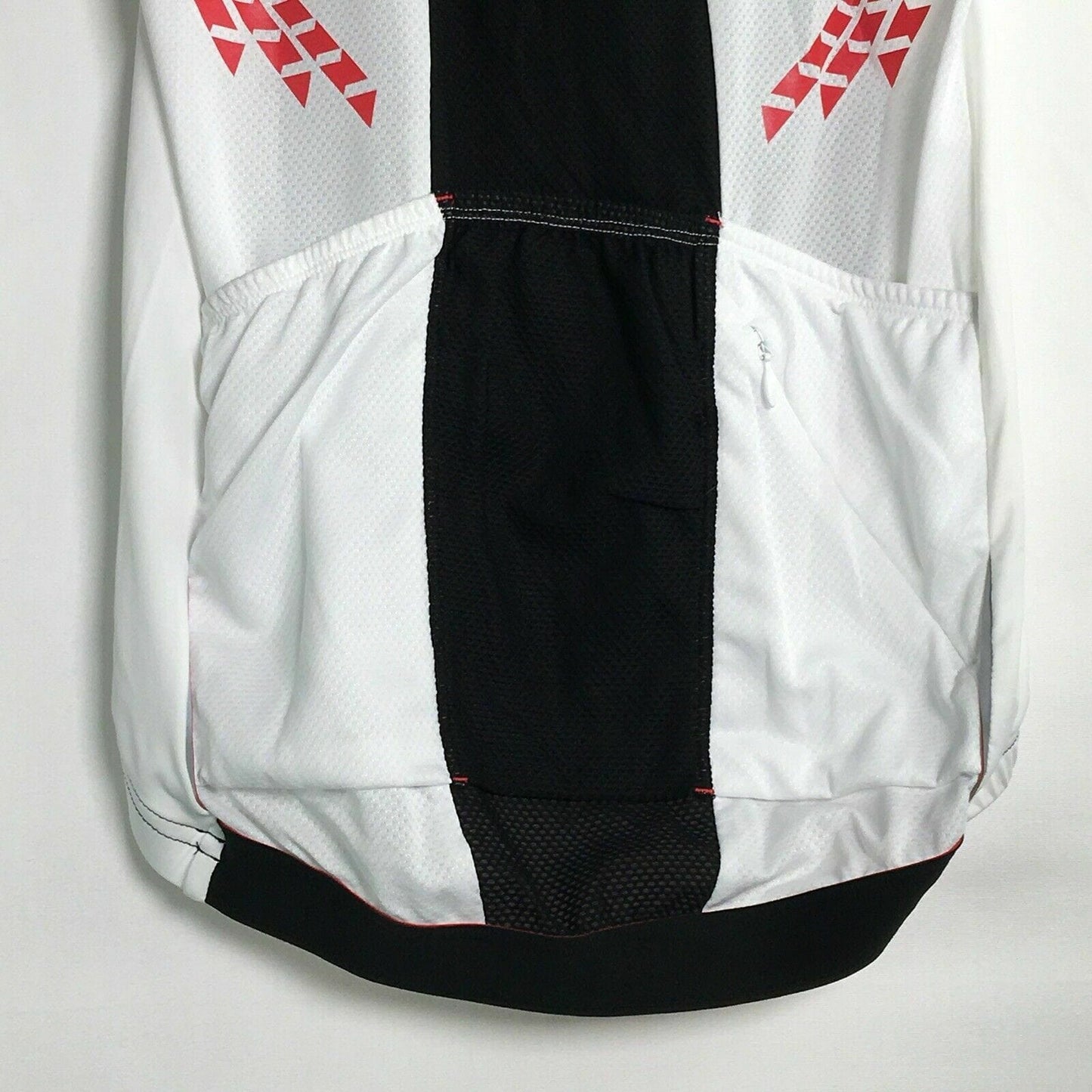 Gore Bike Wear Womens Size S White Sleeveless Full Zip Pocketed Cycling Shirt