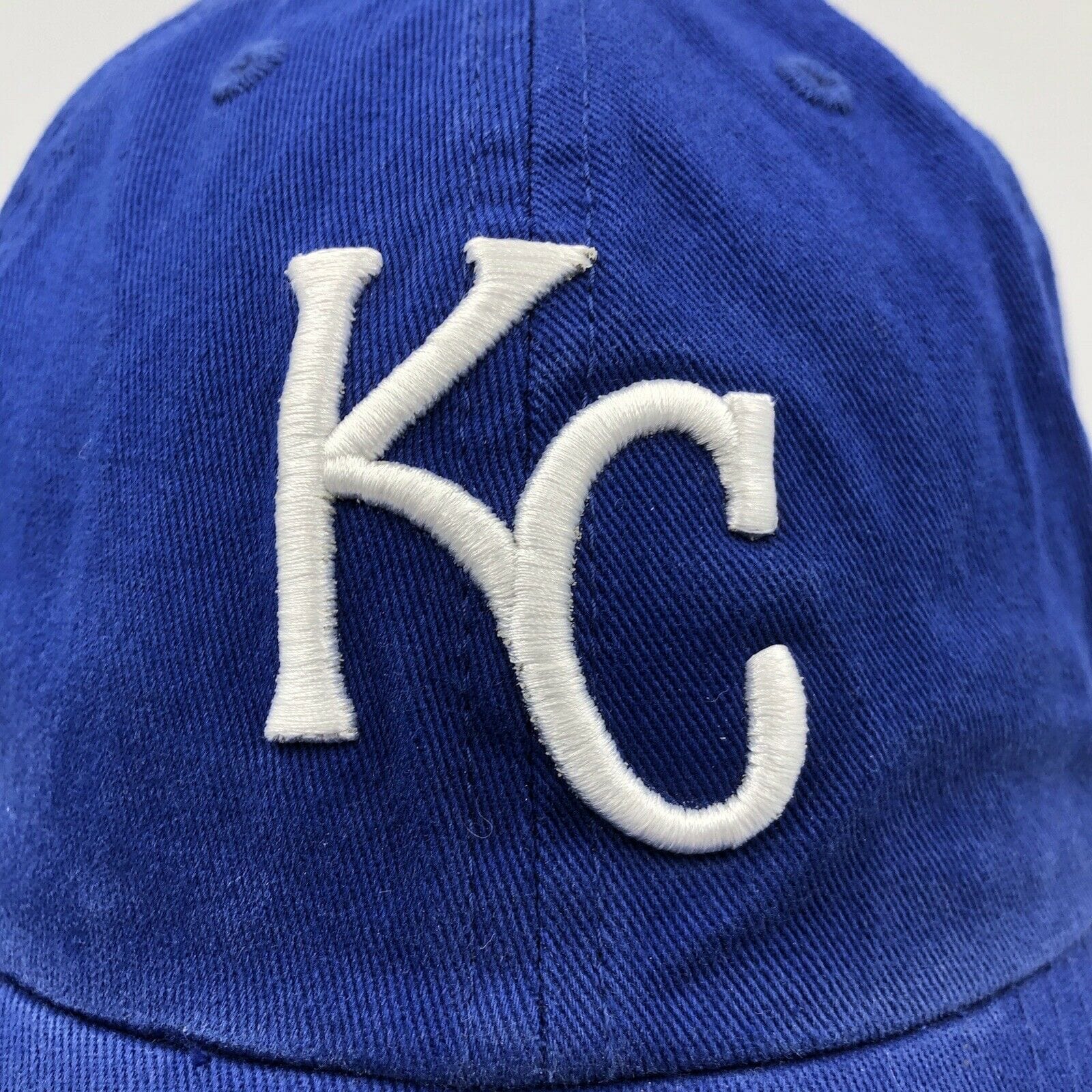 ‘47 Brand MLB GM Kansas City Royals Hat Blue “KC” Adjustable Strapback Ball  Cap