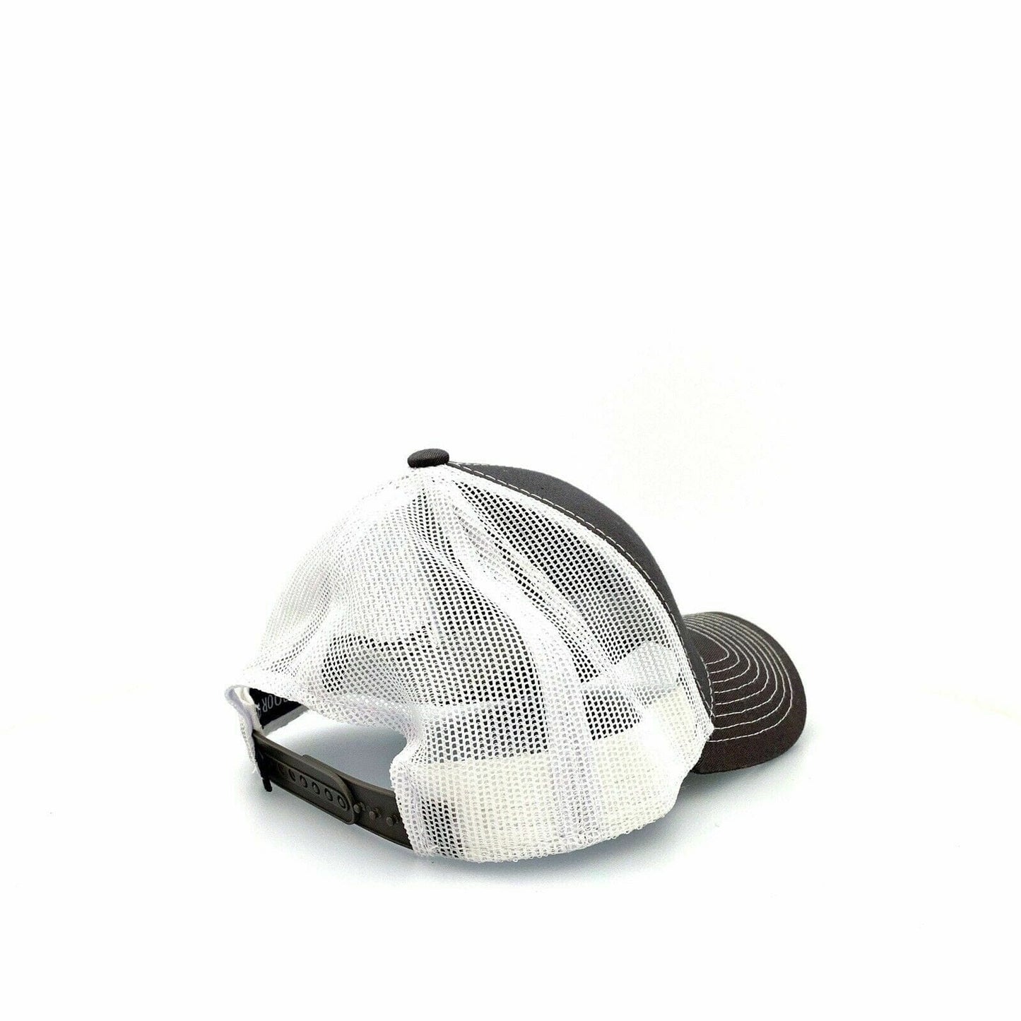 Countryside Feed LLC Mens Mesh SnapBack Trucker Hat, Gray / White - OSFA