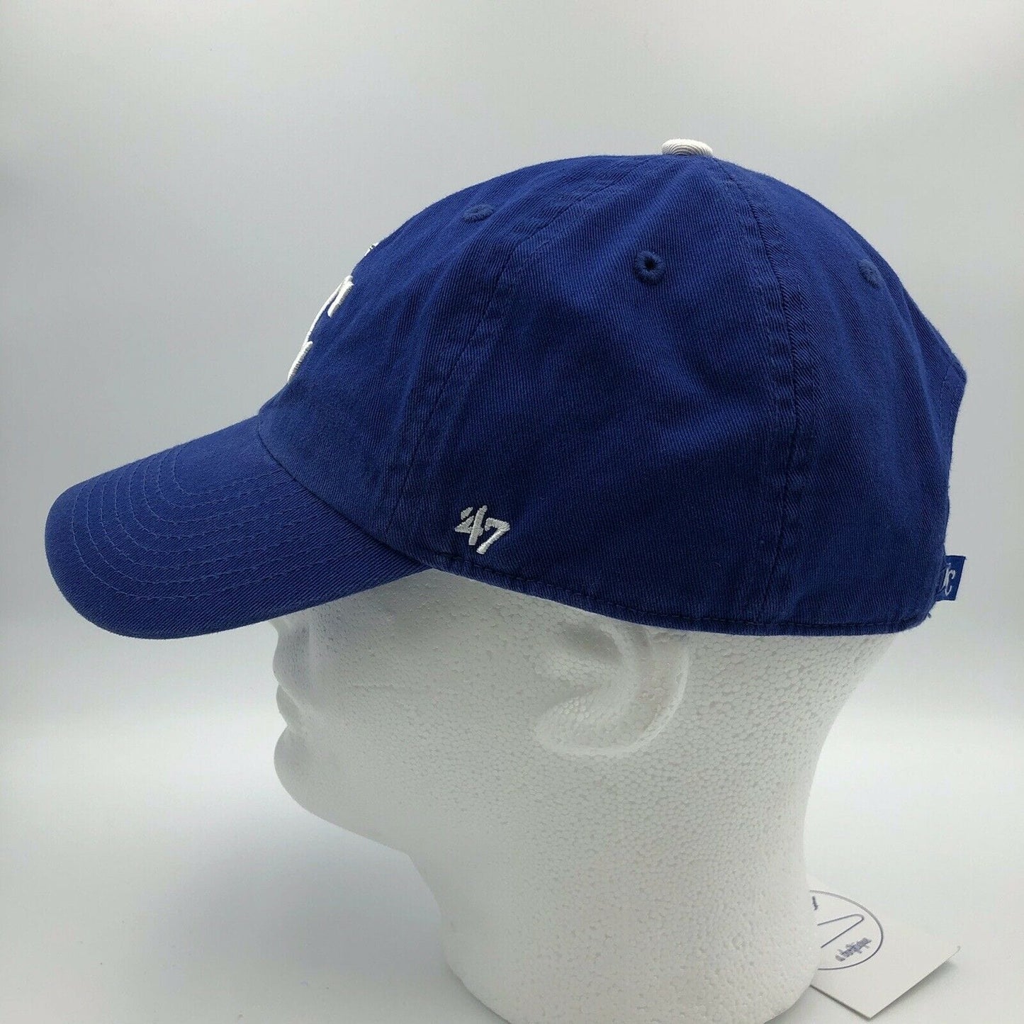 ‘47 Brand MLB GM Kansas City Royals Hat Blue “KC” Adjustable Strapback Ball Cap