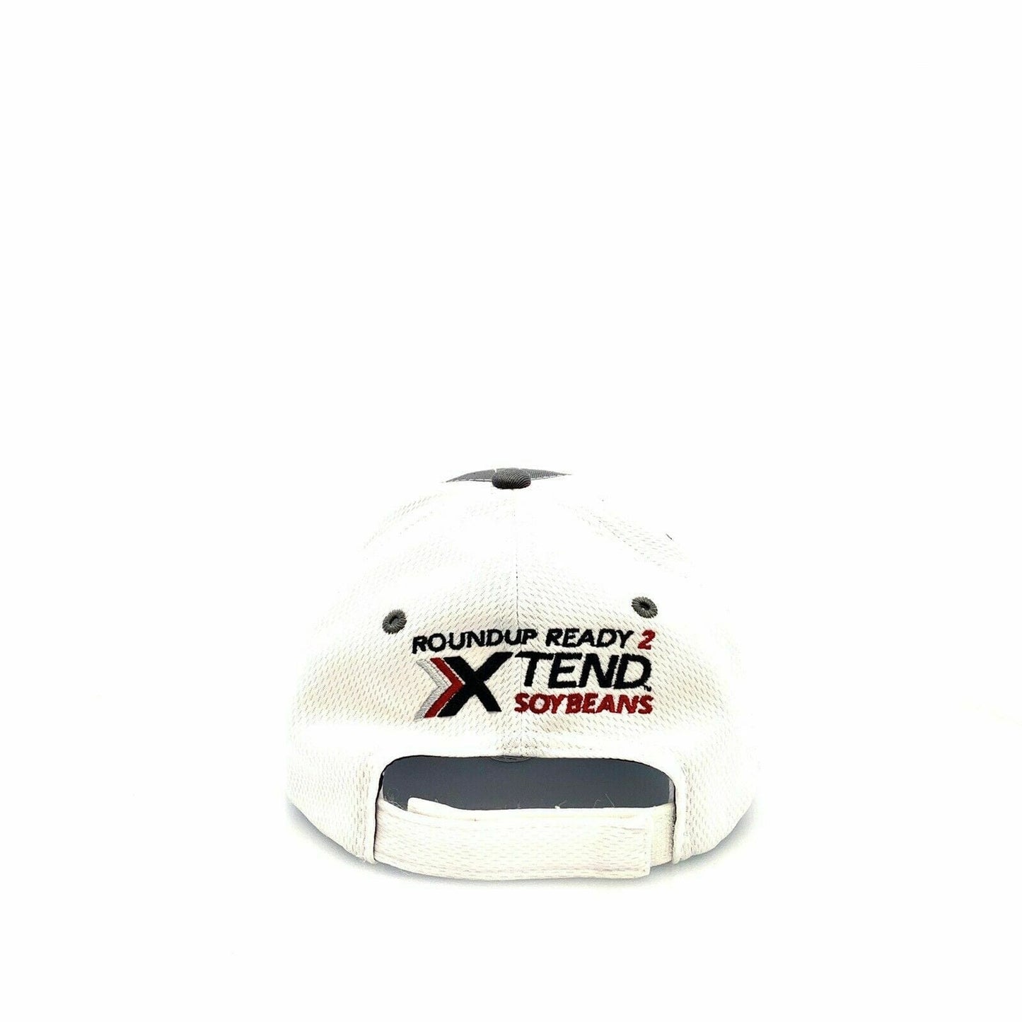 CHANNEL SOY BEANS Hook & Loop Trucker Hat, White - Adjustable