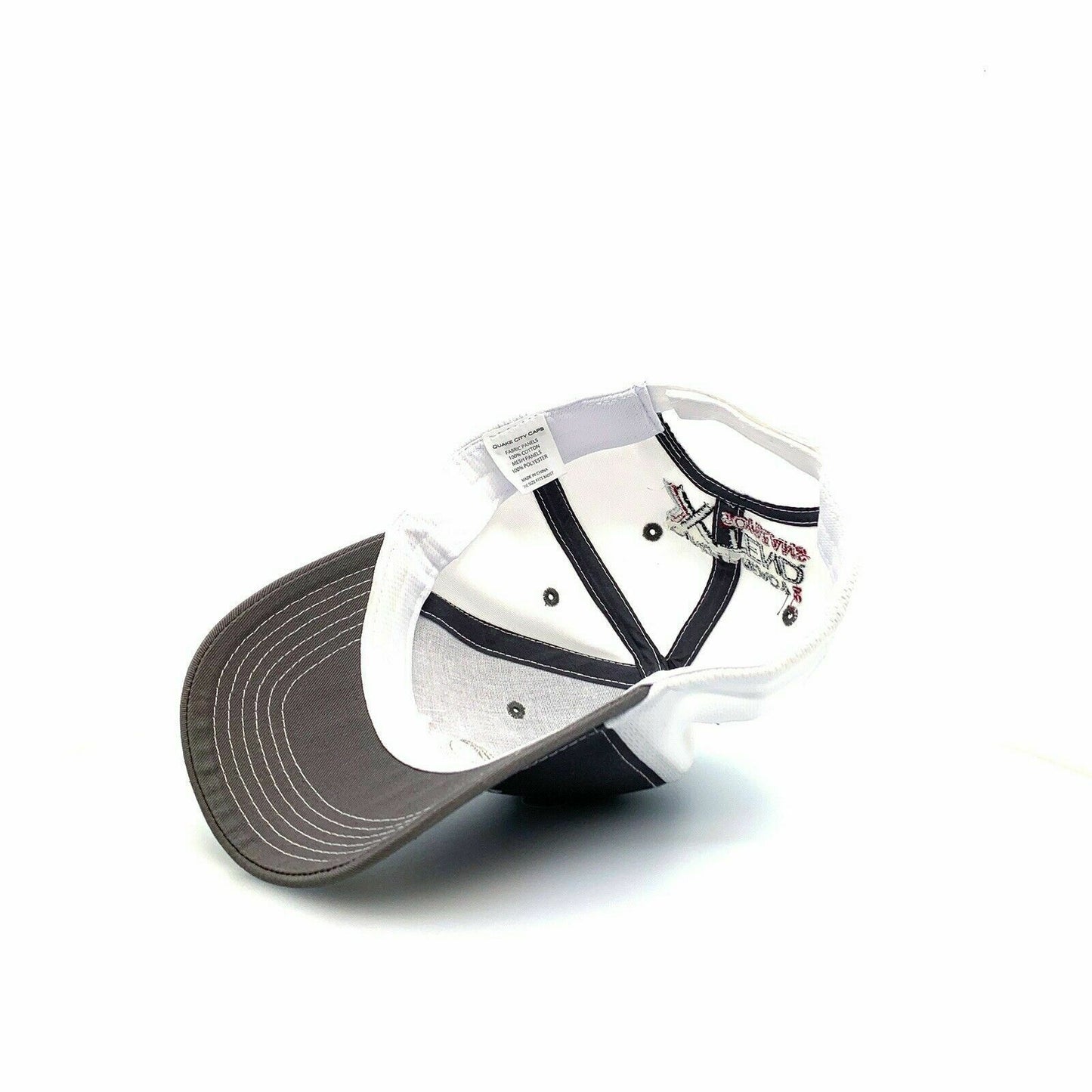 CHANNEL SOY BEANS Hook & Loop Trucker Hat, White - Adjustable