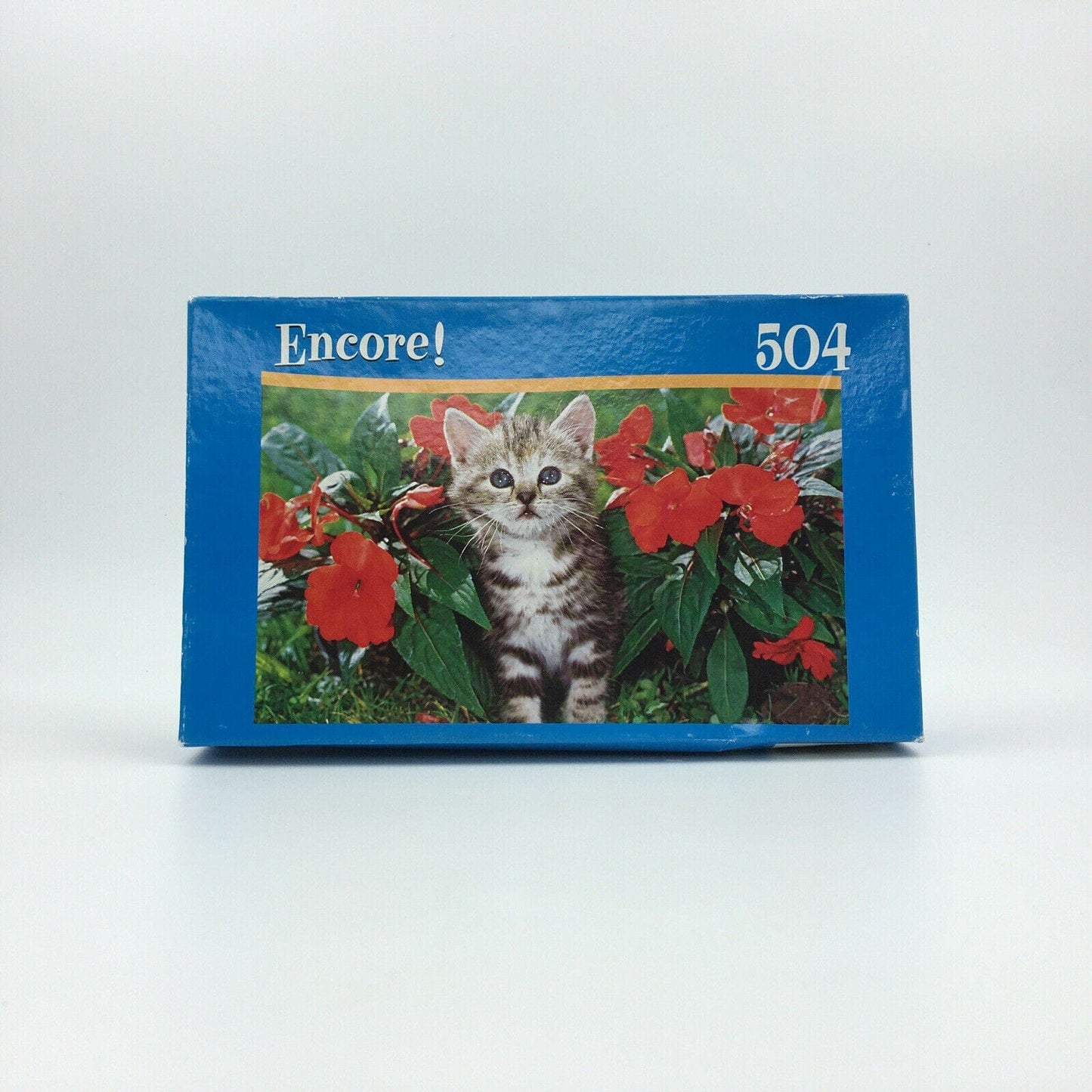 NEW Encore! “Kitten With Stripes” 504 Piece Jigsaw Puzzle 2010 #100270 NIB