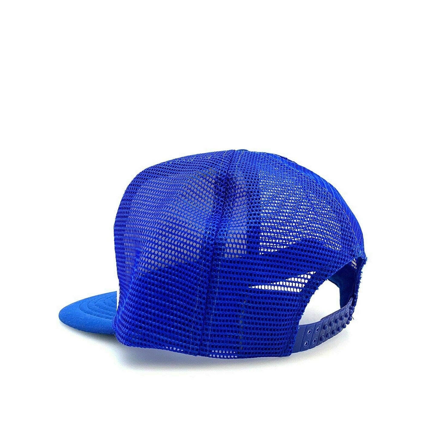 Vintage Headmost THUNDERBIRD MARINA Mesh SnapBack Trucker Hat, White / Blue - OSFA