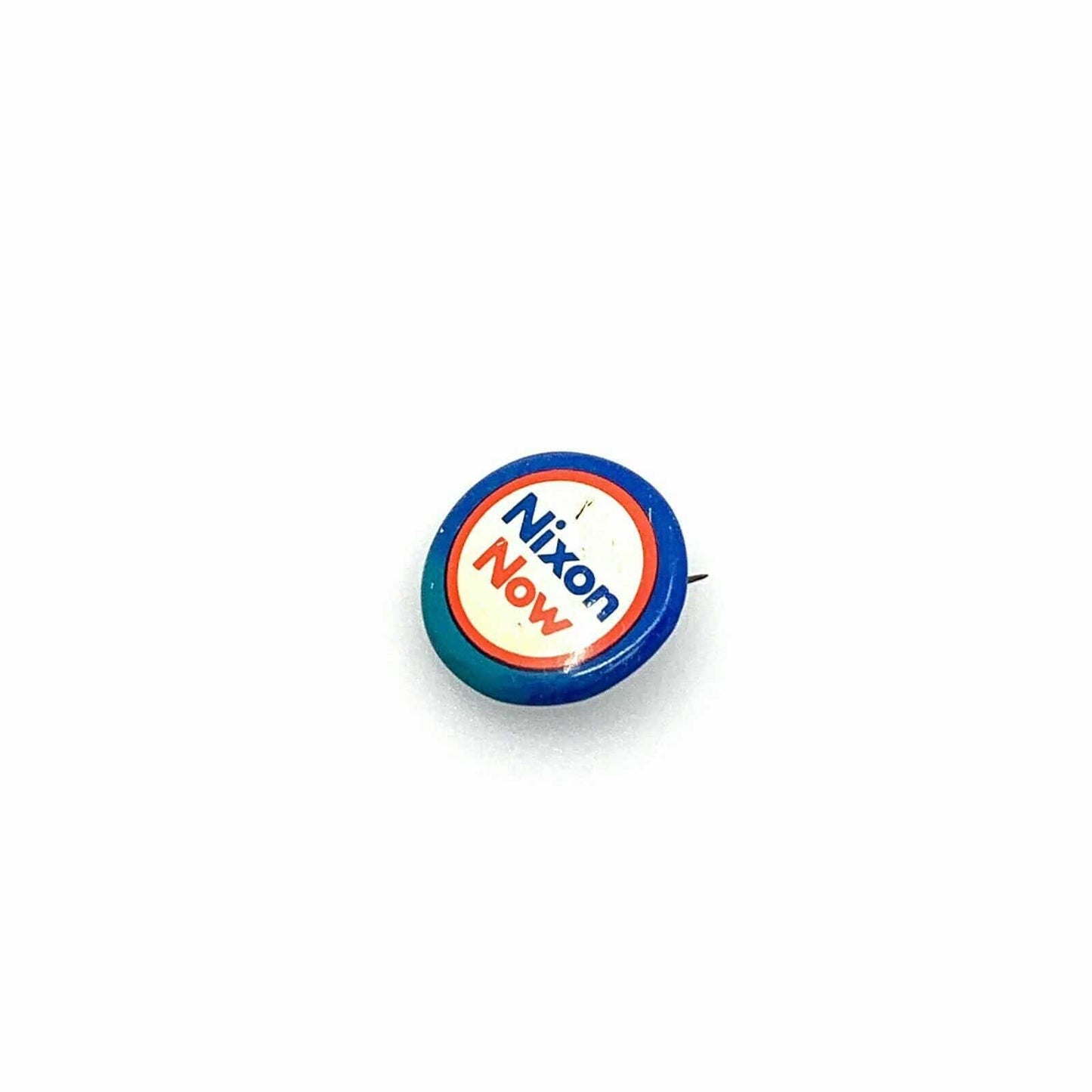 Vintage "Nixon Now" Presidential campaign button • 1972 campaign