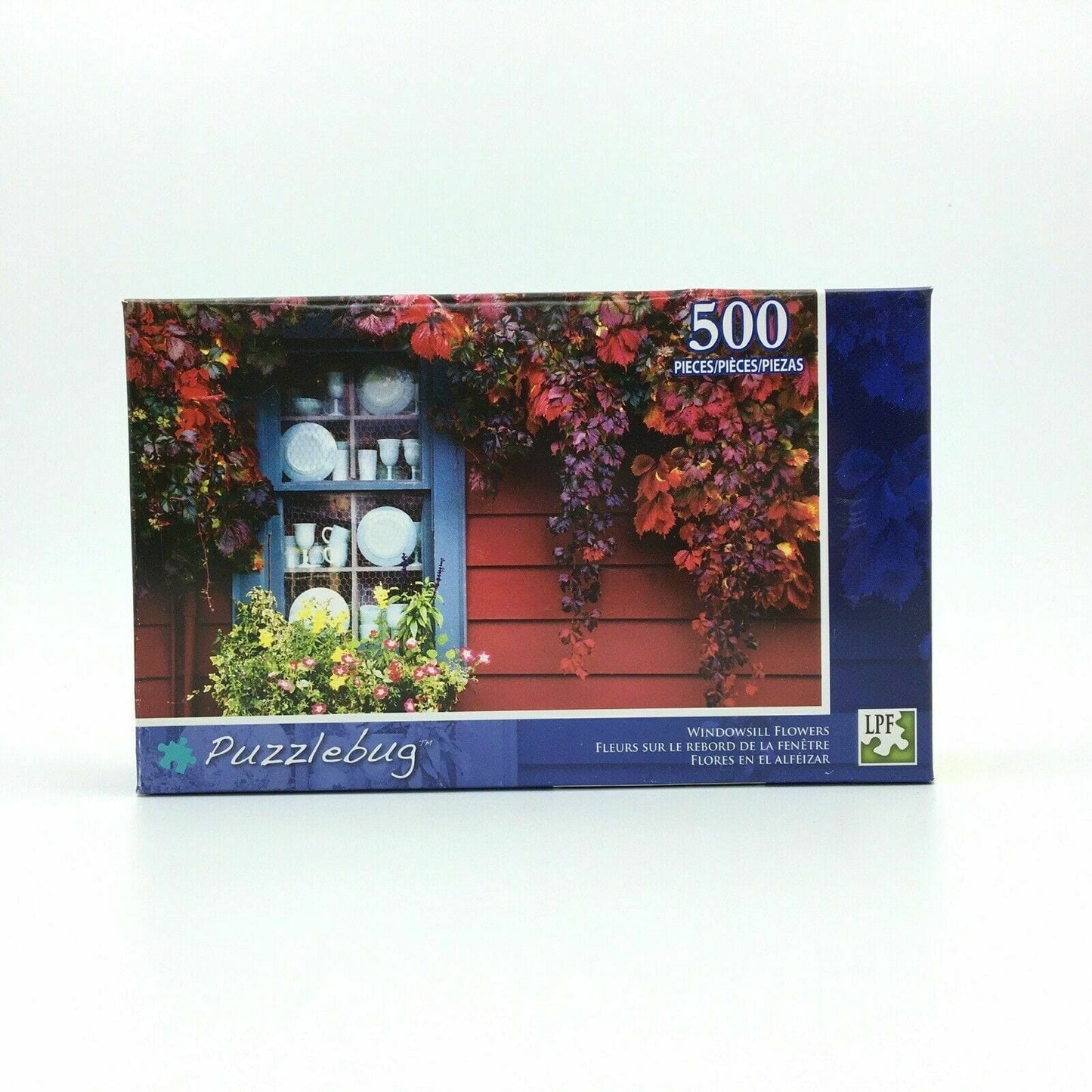 NEW Puzzlebug “Windowsill Flowers” 500 Piece Jigsaw Puzzle NIB