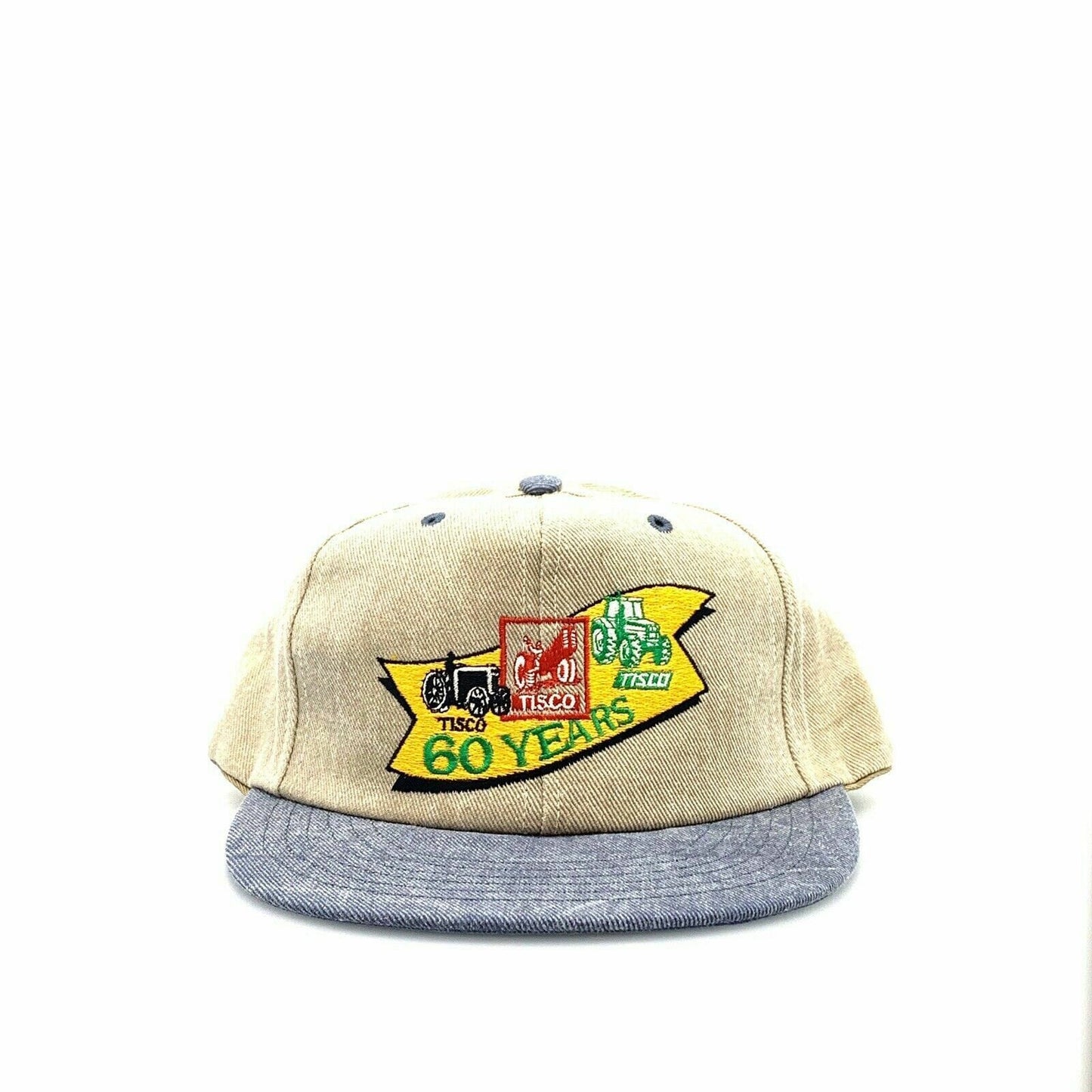 Crown Mfg TISCO 60 YEARS Commemorative Dad Baseball Hat, Beige - OSFA