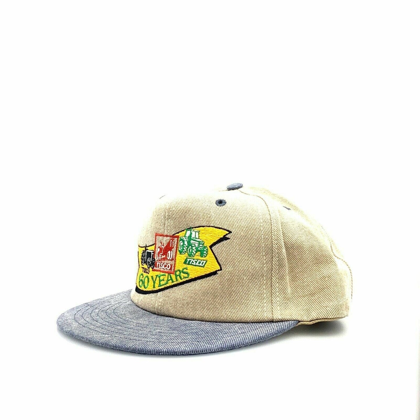 Crown Mfg TISCO 60 YEARS Commemorative Dad Baseball Hat, Beige - OSFA