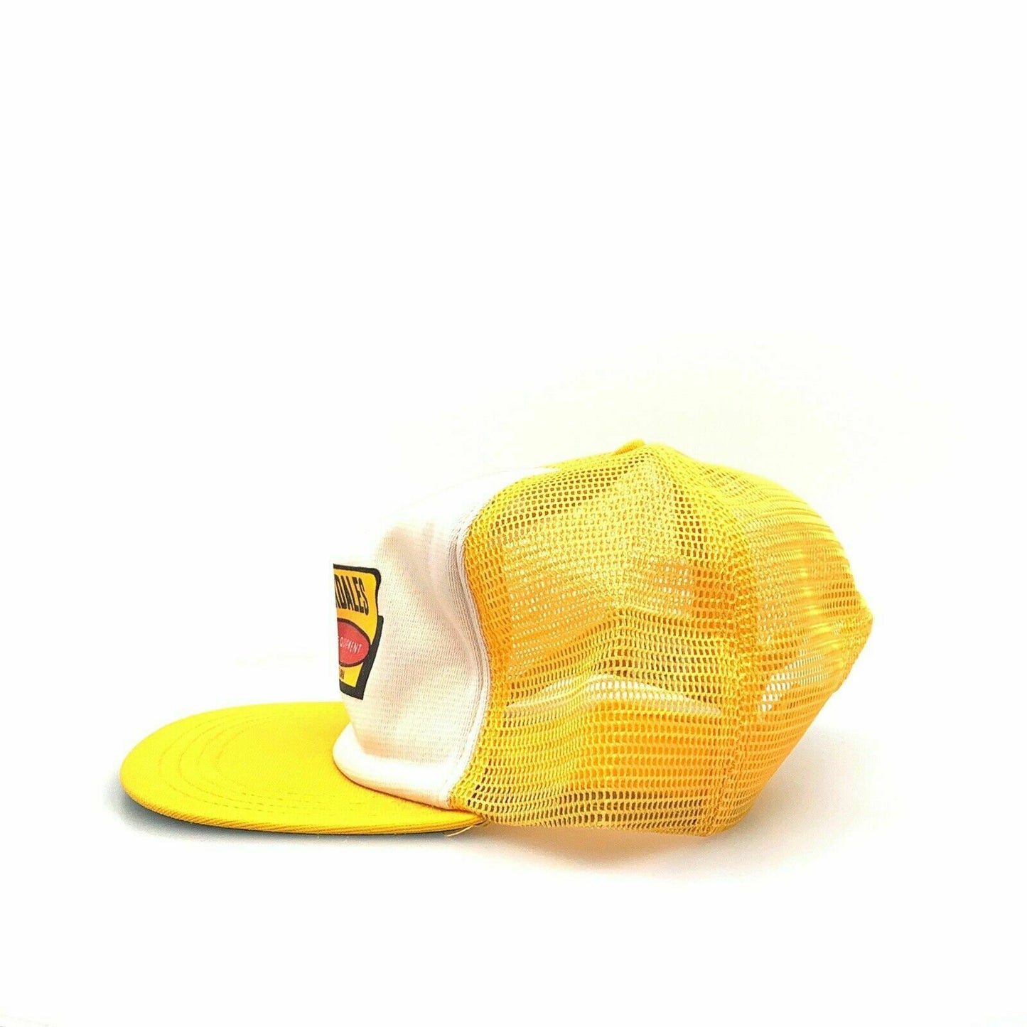 VTG Snap A Tab STOCKDALES GRAIN EQUIPMENT IOWA SnapBack Trucker Hat, Yellow - parsimonyshoppes