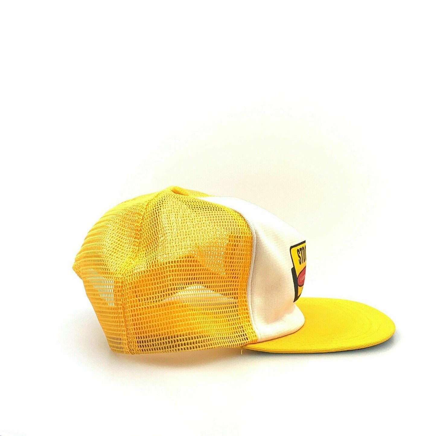 VTG Snap A Tab STOCKDALES GRAIN EQUIPMENT IOWA SnapBack Trucker Hat, Yellow - parsimonyshoppes
