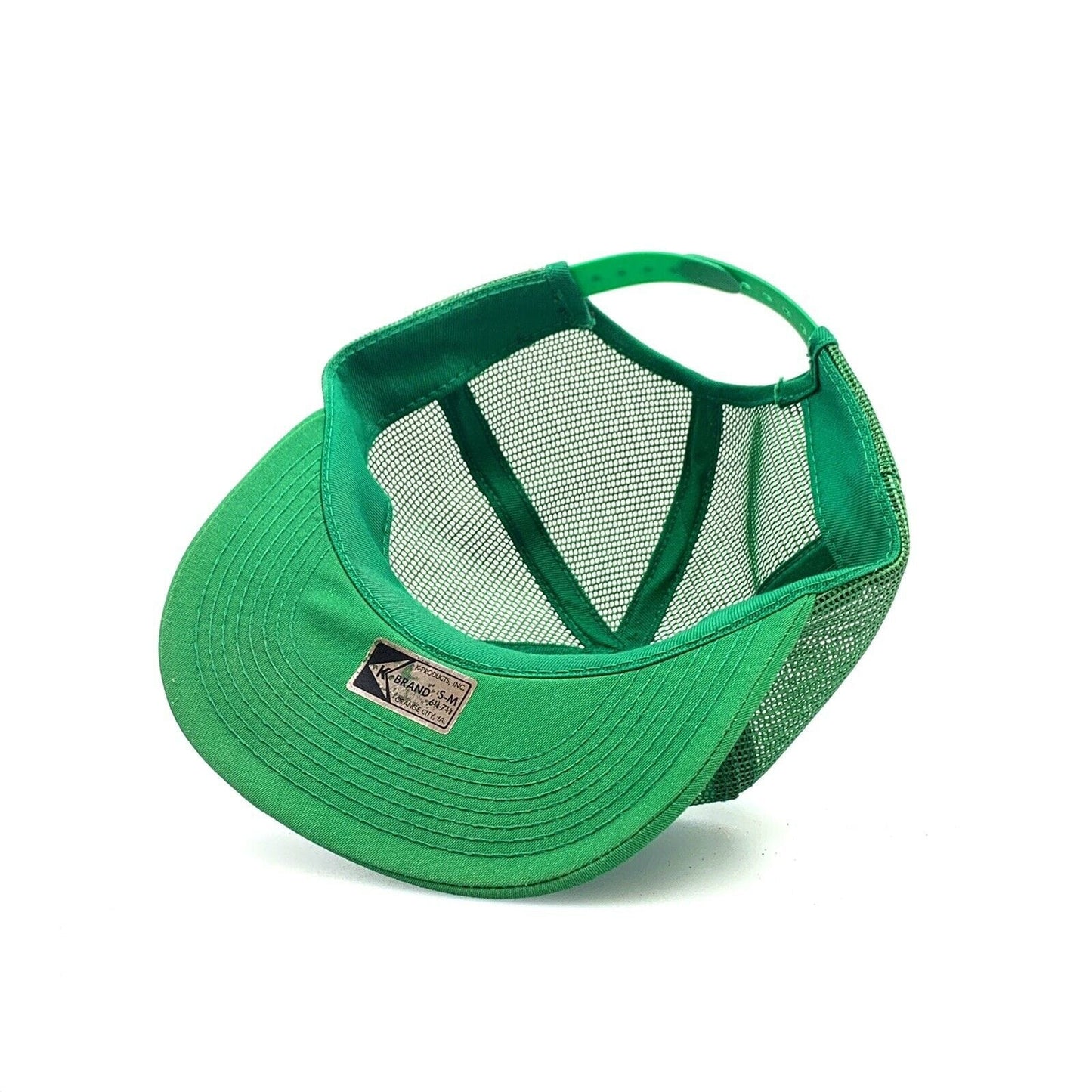 Vintage Hubbard Feed Green Mesh SnapBack Trucker Hat OSFM - parsimonyshoppes