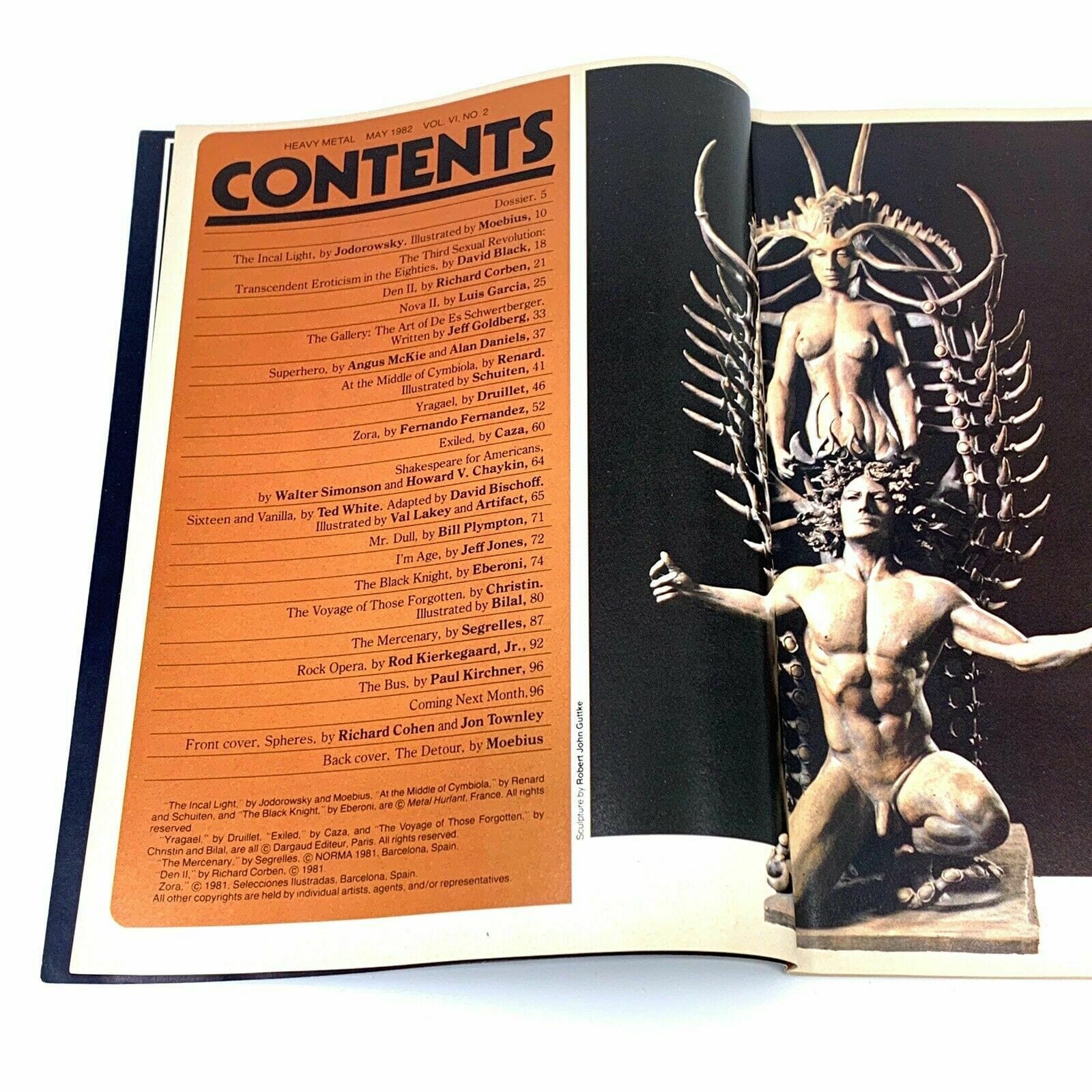 HEAVY METAL - Adult Illustrative Fantasy Magazine - May 1982 - parsimonyshoppes