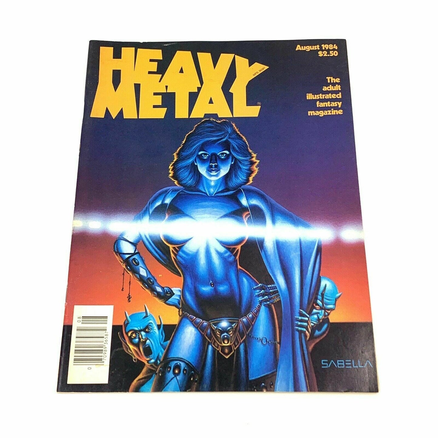 HEAVY METAL - Adult Illustrative Fantasy Magazine - August 1984 - parsimonyshoppes