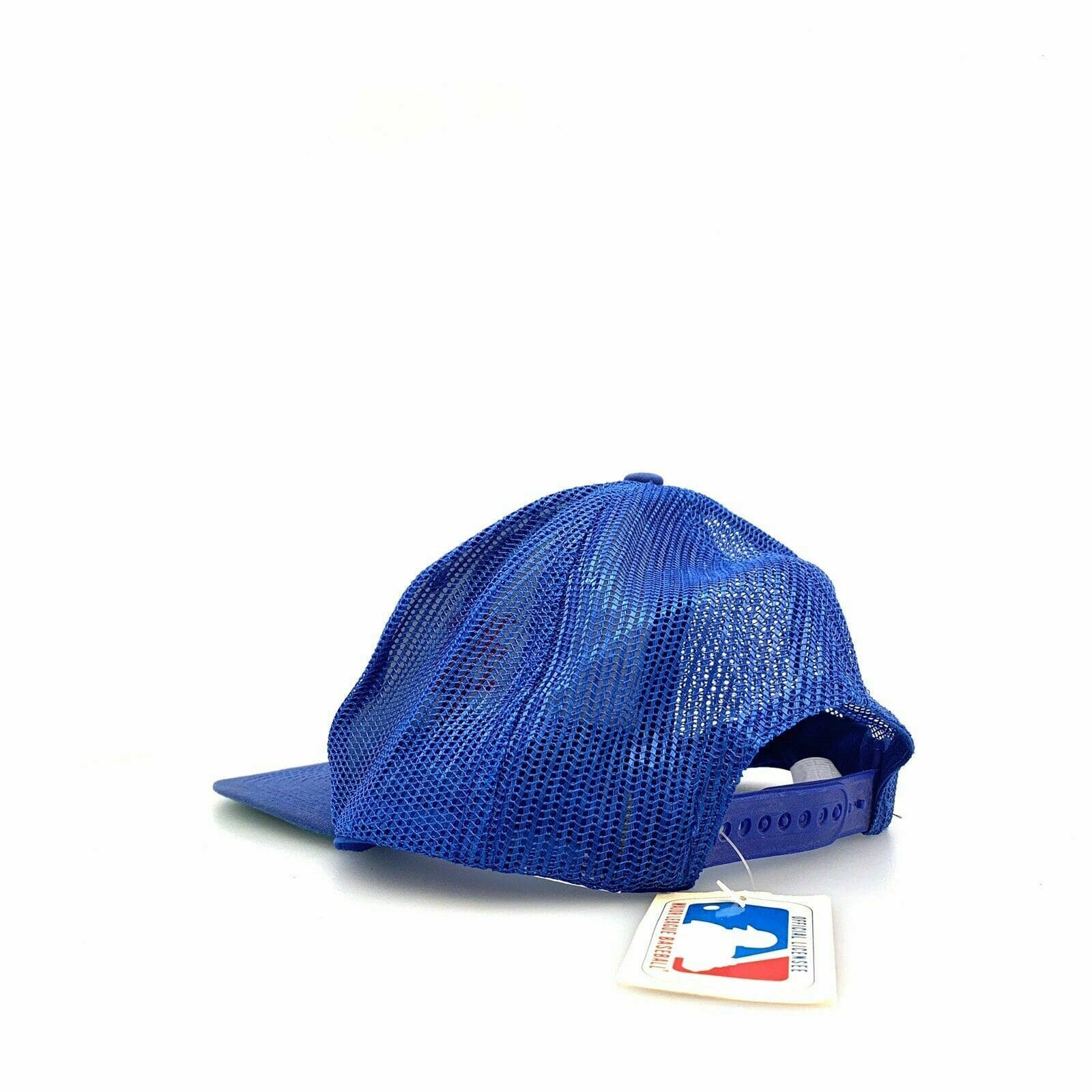Vintage Drew Pearson New York Mets Snapback Trucker Hat, Blue - OSFA - parsimonyshoppes