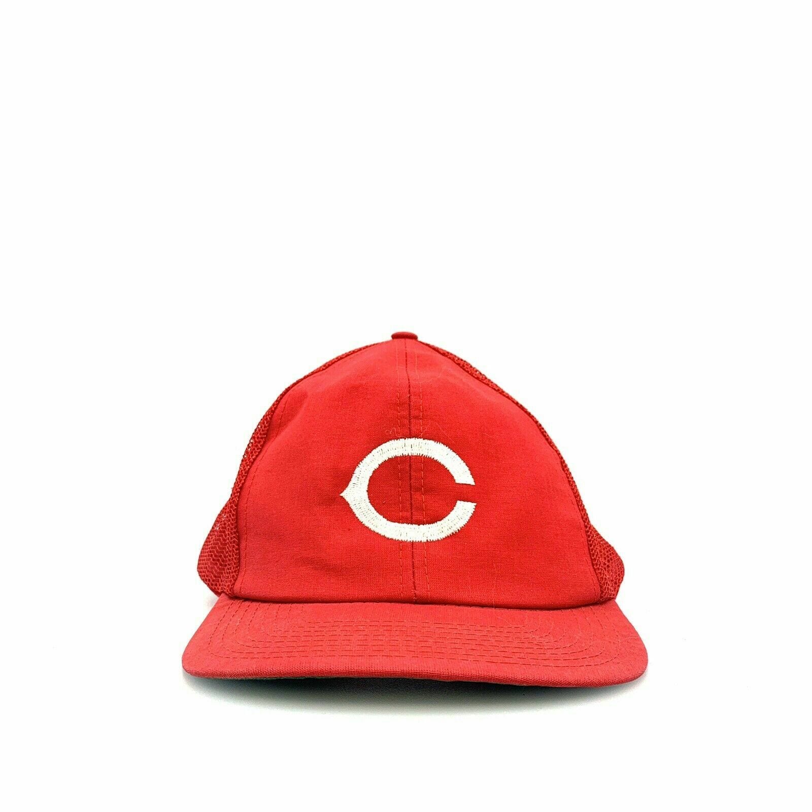 Vintage Twins Enterprises Cincinnati Reds Snapback Trucker Hat, Red - Size M/L - parsimonyshoppes