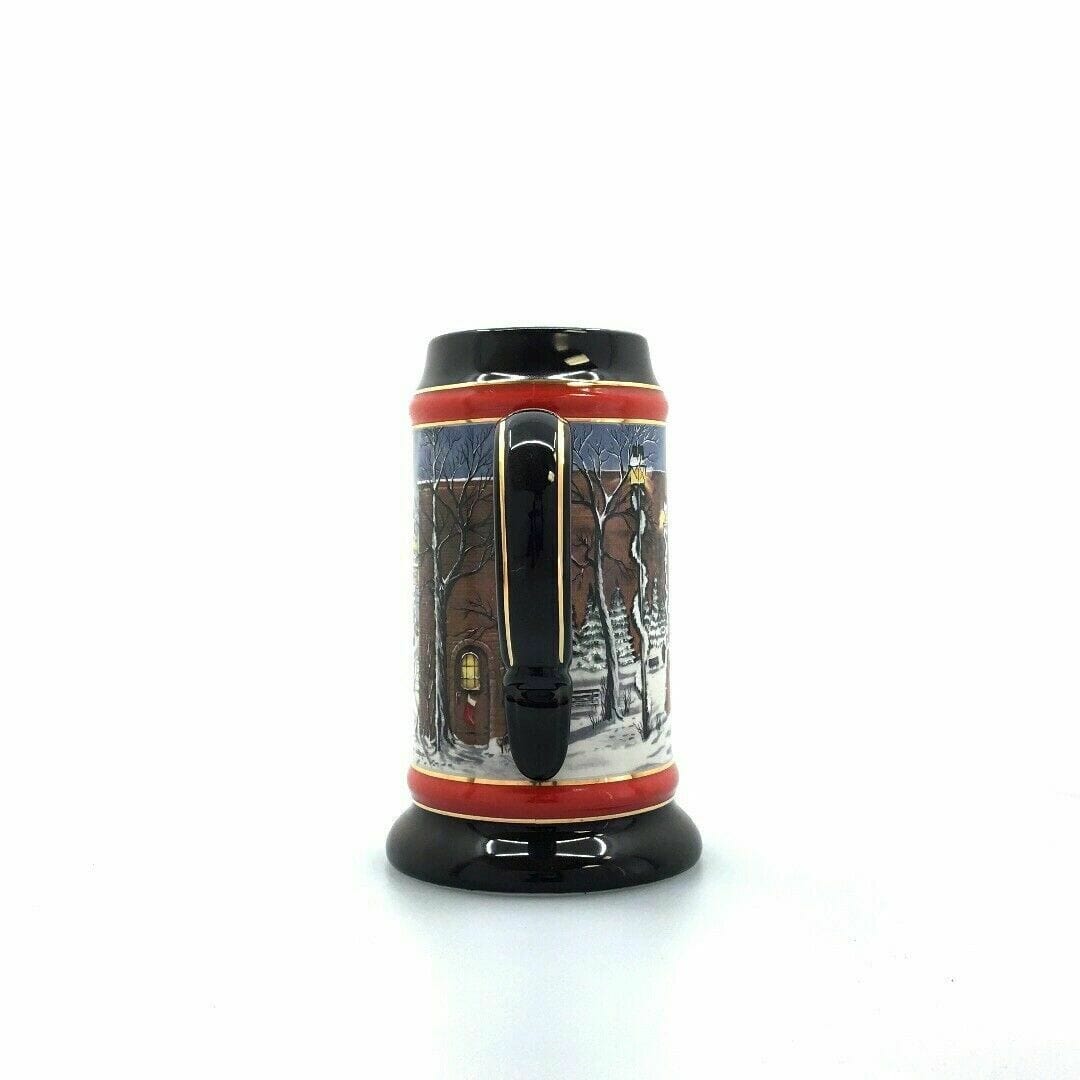 Budweiser Holiday 1992 Collector’s Series Beer Stein "A Perfect Christmas" - parsimonyshoppes