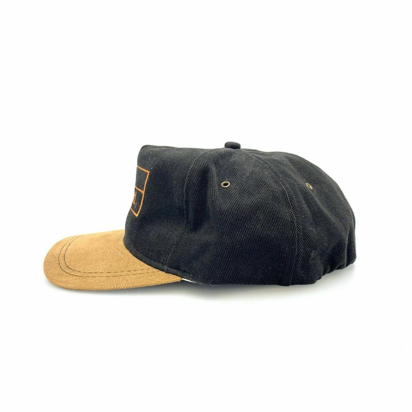 K Products Tour Cap FARMLAND Fitted Hat, Black / Brown - Size M/L - parsimonyshoppes