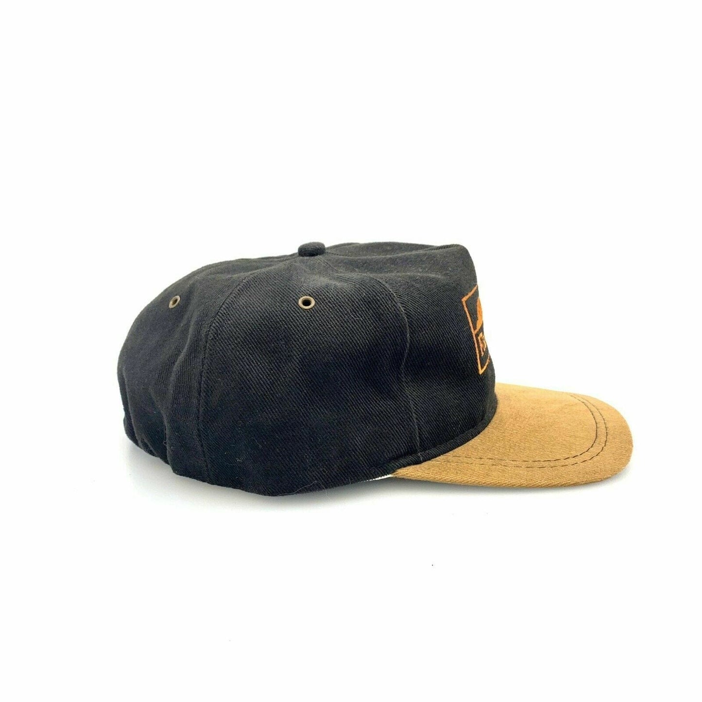 K Products Tour Cap FARMLAND Fitted Hat, Black / Brown - Size M/L - parsimonyshoppes