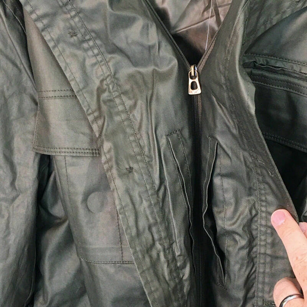 ミリタリージャケット オリーブグリーン サイズ42 リペア必須 Lightweight Men's Military Style Utility Jacket - Olive