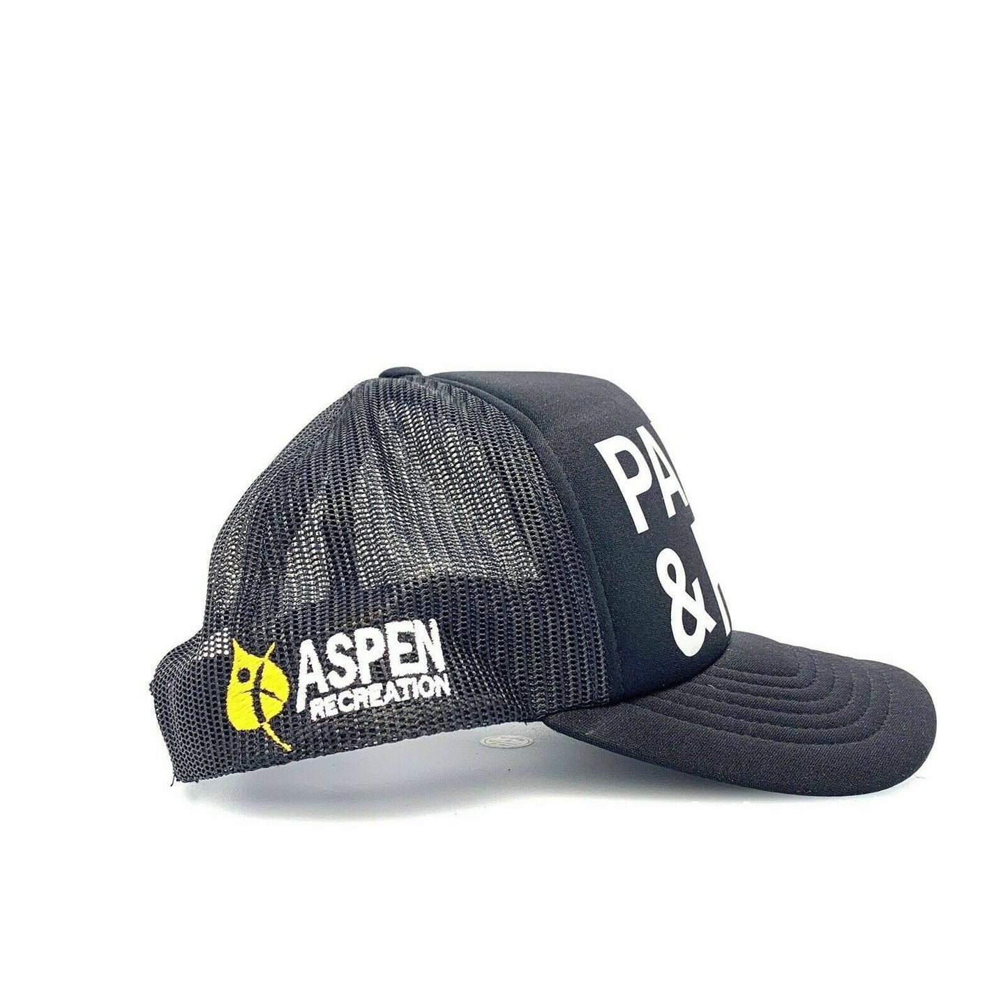 Aspen Recreation Mens Foam “Parks & Rec” SnapBack Trucker Hat, Black - OSFA - parsimonyshoppes