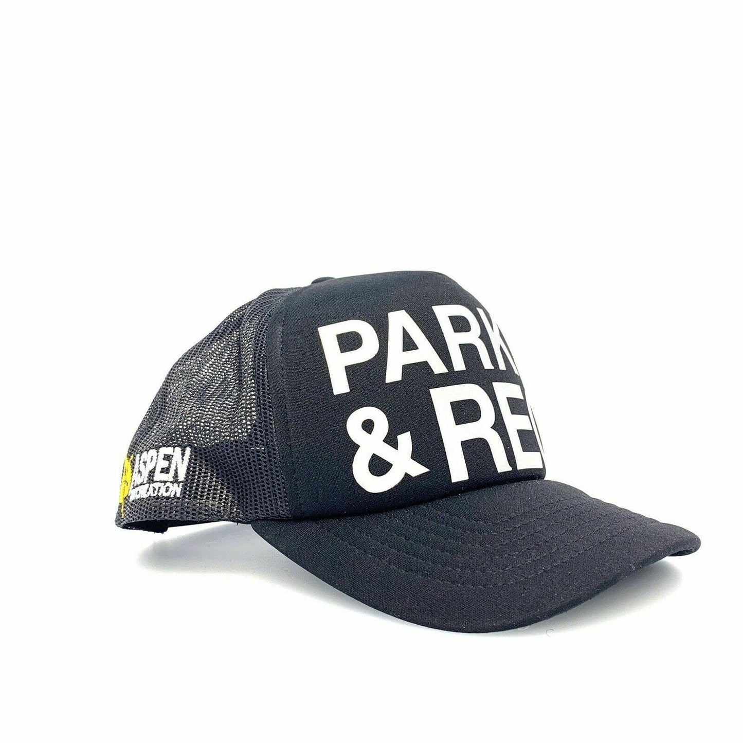 Aspen Recreation Mens Foam “Parks & Rec” SnapBack Trucker Hat, Black - OSFA - parsimonyshoppes