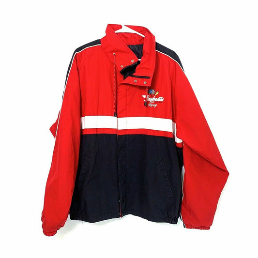 Vintage Swingster Raybestos Racing Brakes Nylon Jacket, Red - Size XL - parsimonyshoppes