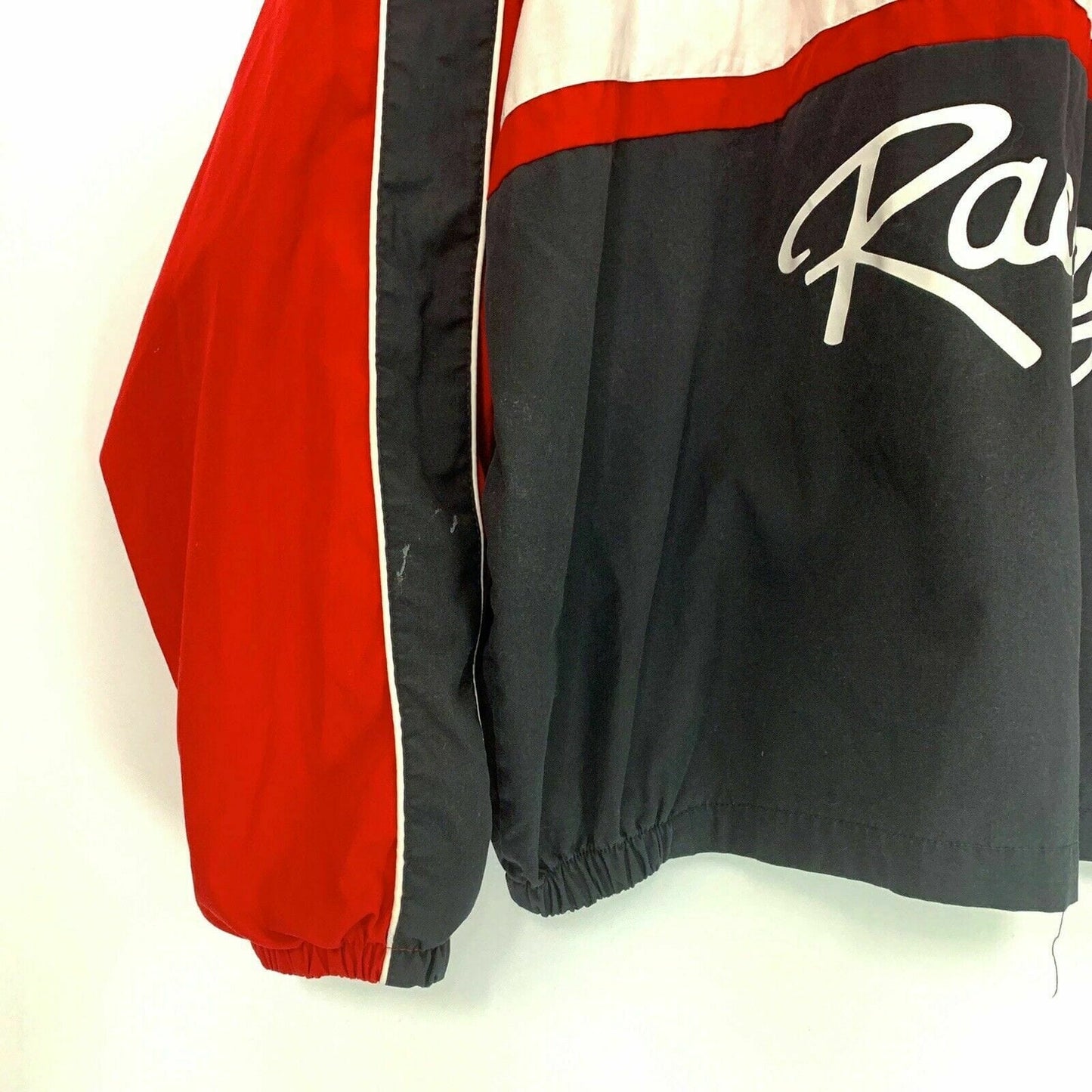 Vintage Swingster Raybestos Racing Brakes Nylon Jacket, Red - Size XL - parsimonyshoppes