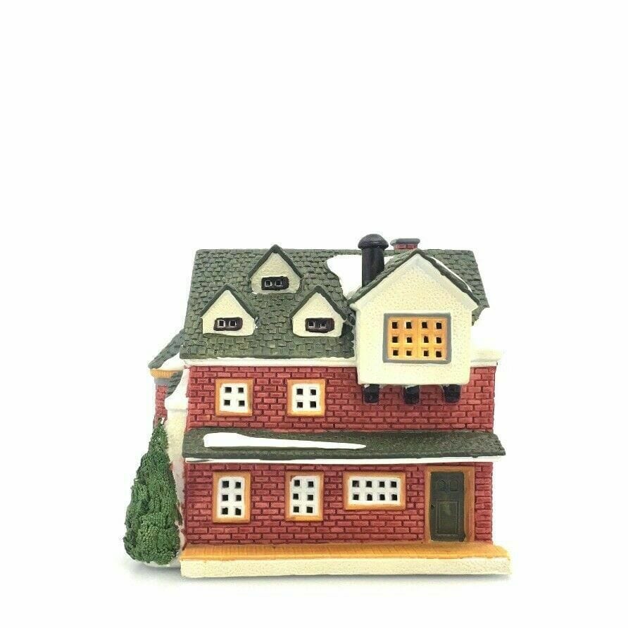 Lemax Dickensvale Collectibles Elm Tree Inn Porcelain Lighted House 1992 55165 - parsimonyshoppes