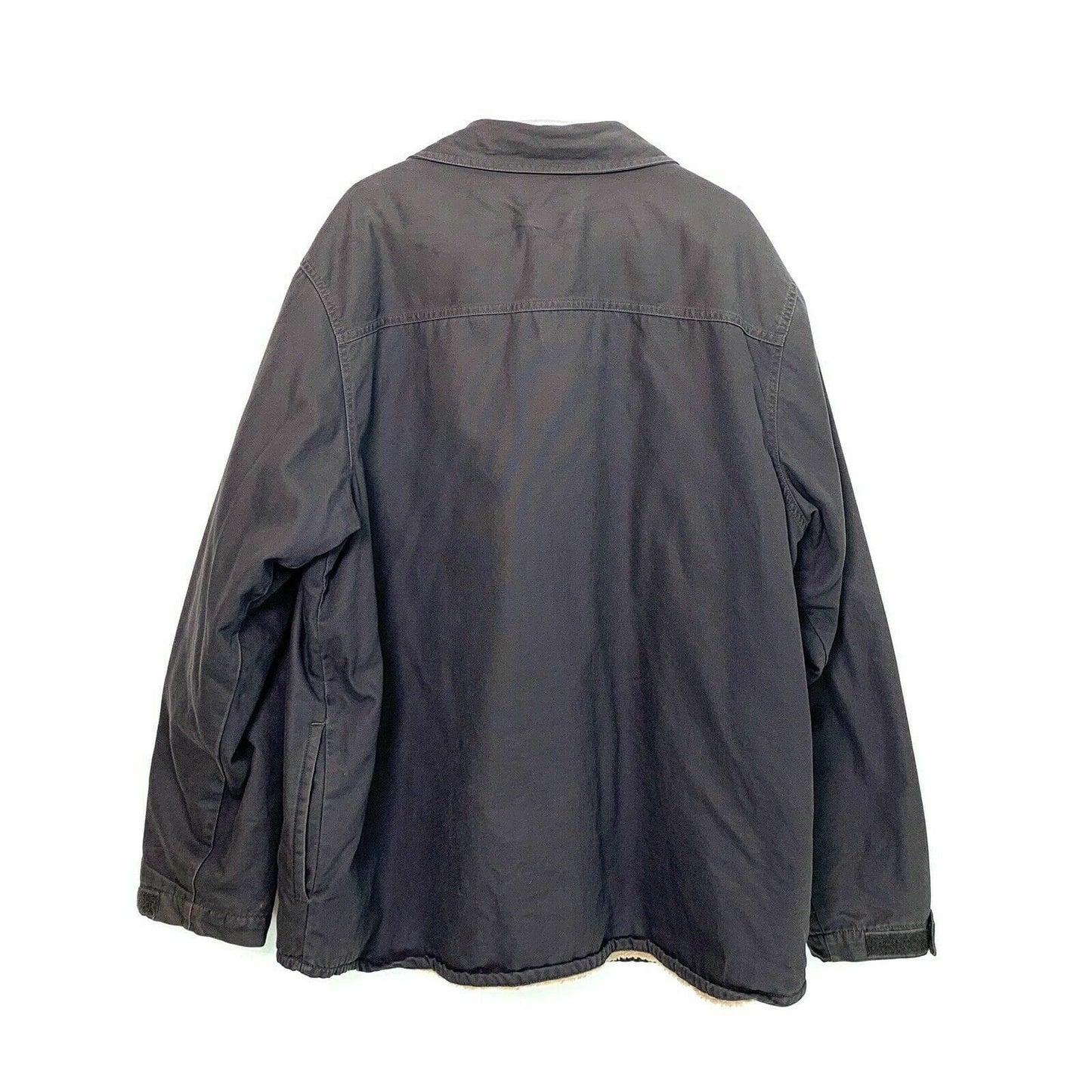 Walls Mens Sherpa Lined Work Shirt Jacket, Gray - Size 2XL - parsimonyshoppes