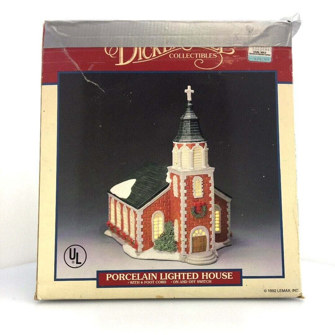 Lemax Dickensvale Collectibles Porcelain Lighted House 1992 #25044 RETIRED - parsimonyshoppes