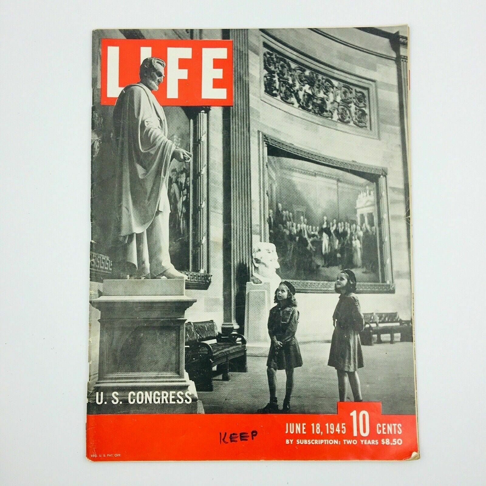 U.S. Congress Issue Vintage Life Magazine June 18, 1945 - parsimonyshoppes