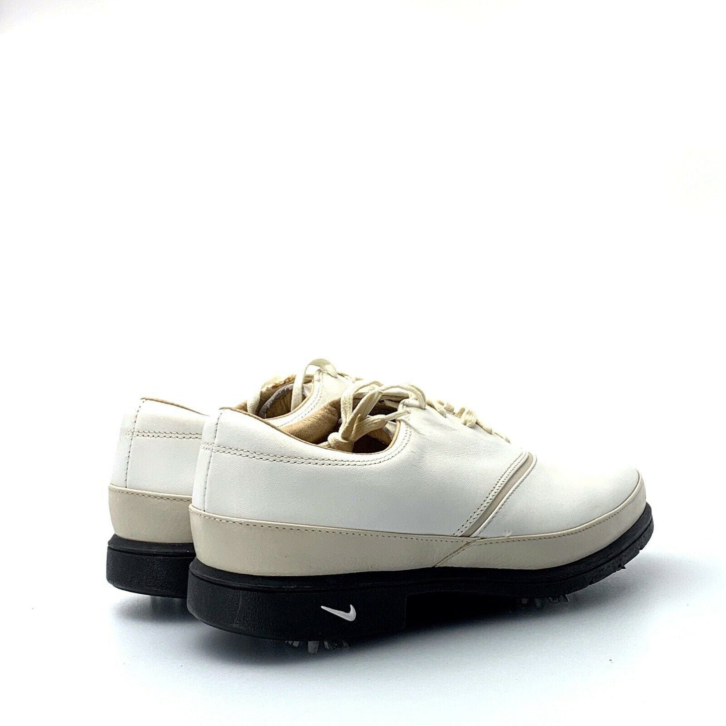 NEW Nike Womens Leather Air Comfort Verdana Lace Up Golf Shoes, White - Size 7 - parsimonyshoppes