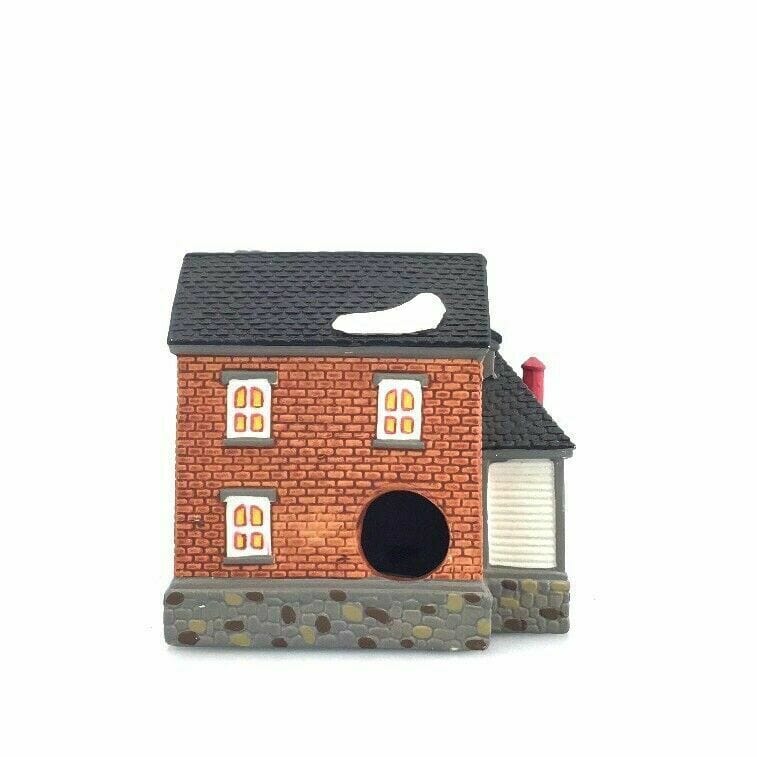 Lemax Plymouth Corners Browns Dry Goods Christmas Porcelain Lighted House - parsimonyshoppes