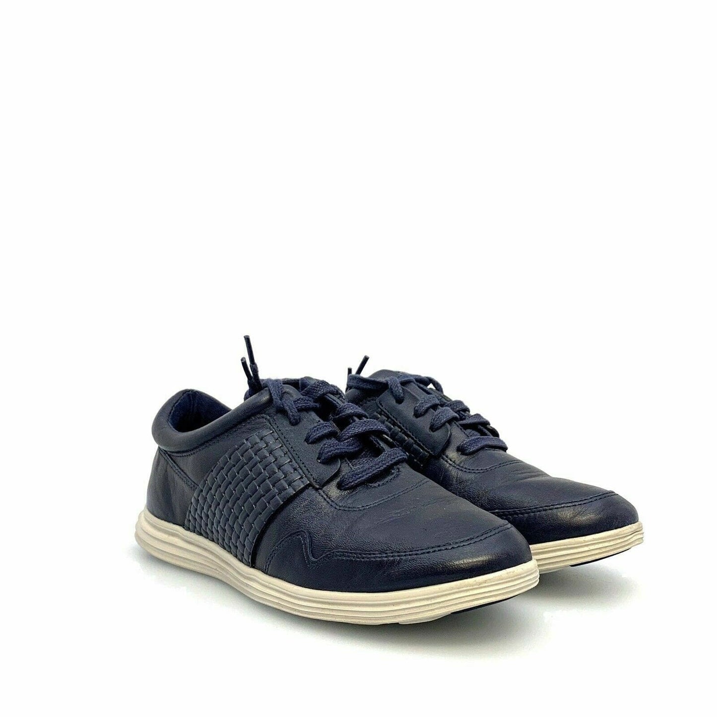 Cole Haan Womens Zero Grand.OS Lace Up Sneakers Leather Shoes, Dark Blue - 5B