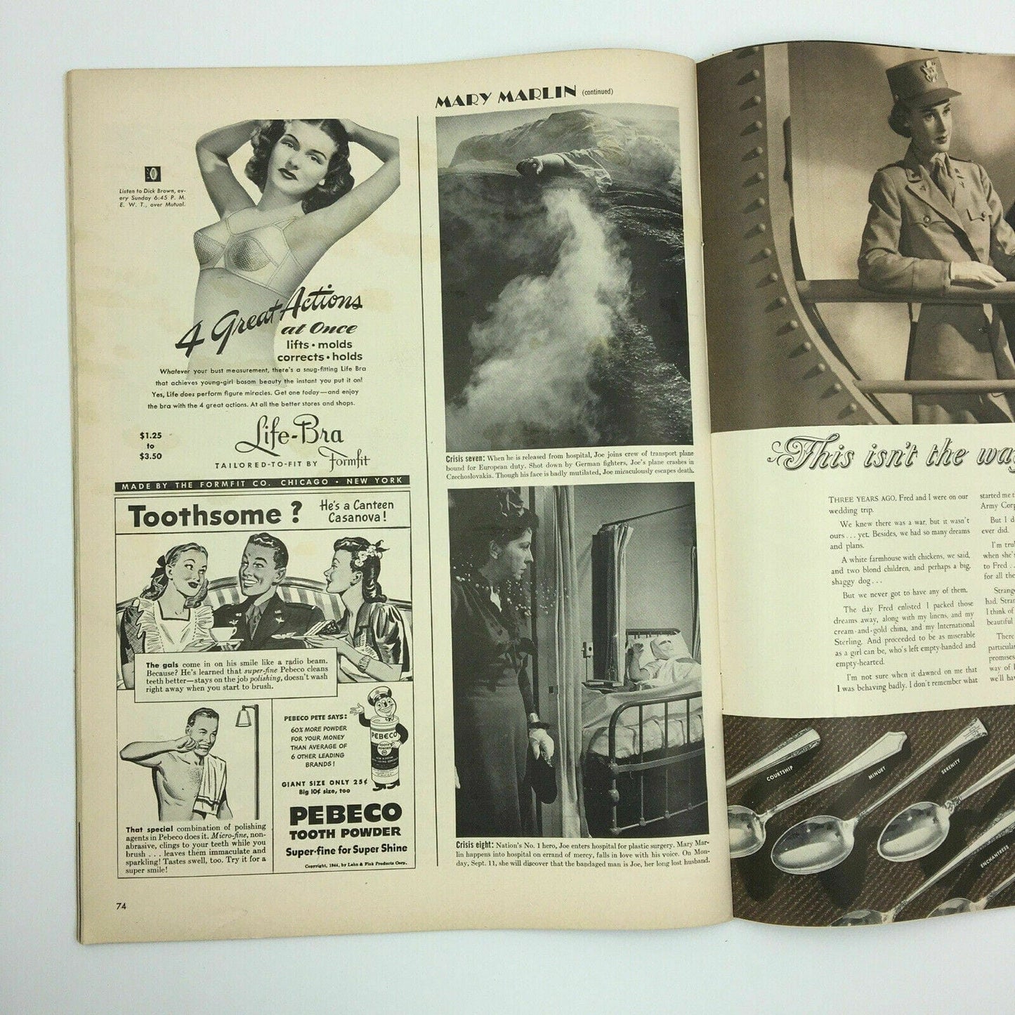 Vintage Life Magazine September 11, 1944 - Collectible - Very Good - Unisex